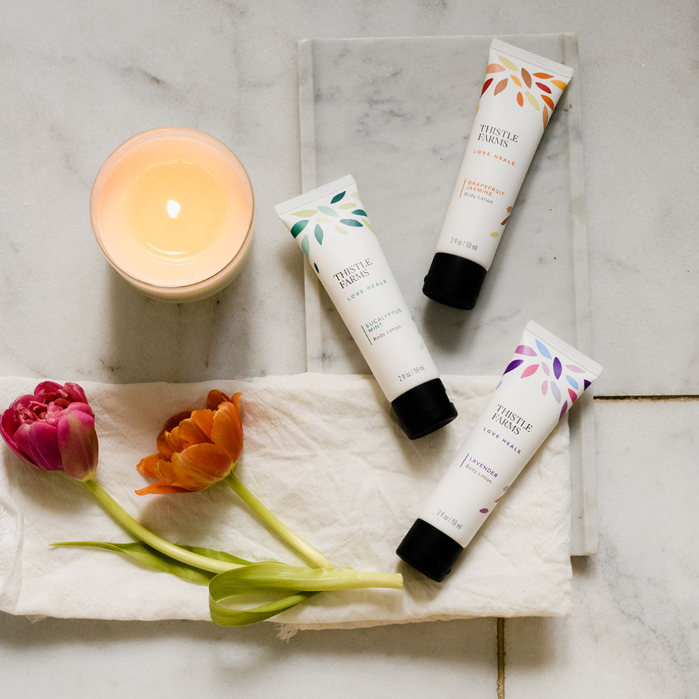 Eucalyptus Mint Body Lotion Mini 2 oz | Moringa & Coconut Oil - Premium skin care from Thistle Farms - Just $10! Shop now at Pat's Monograms