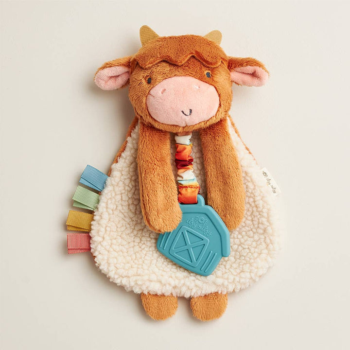 Highland Cow Itzy Friends Lovey™ Plush - Premium Baby Soothers from Itzy Ritzy - Just $13.95! Shop now at Pat's Monograms