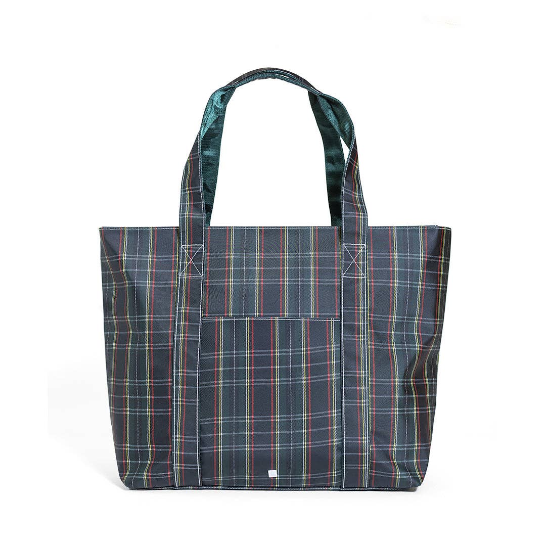 JUMBO TOTE - X-Large Tote CAMBRIDGE PLAID - Premium Bags and Totes from TRVL Design - Just $73.95! Shop now at Pat's Monograms