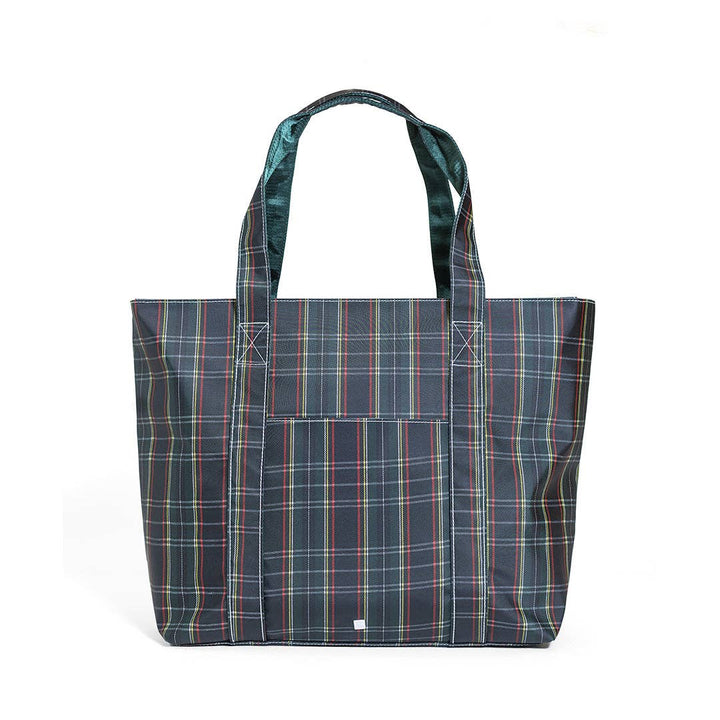 JUMBO TOTE - X-Large Tote CAMBRIDGE PLAID - Premium Bags and Totes from TRVL Design - Just $73.95! Shop now at Pat's Monograms