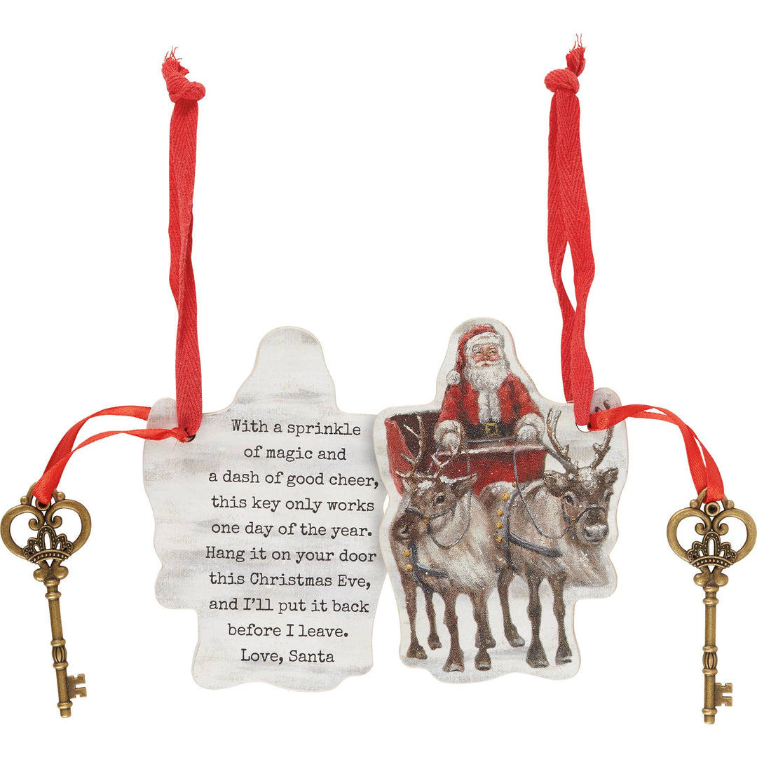 Santa's Sleigh Key Ornament - Premium Christmas Ornament from Primitives by Kathy - Just $6.25! Shop now at Pat's Monograms