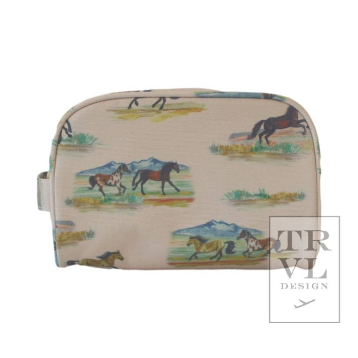Stow It - Wild Horses Travel Bag - Premium toiletry bags from TRVL Design - Just $28.95! Shop now at Pat's Monograms