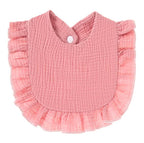 Muslin Ruffle Bib - Premium Baby Accessories from Zsa Zsa & LoLLi - Just $8.95! Shop now at Pat's Monograms