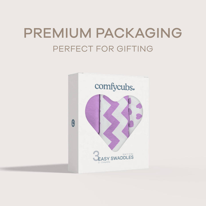 Baby Easy Swaddle Blankets - Premium Swaddle from Comfy Cubs - Just $19.95! Shop now at Pat's Monograms