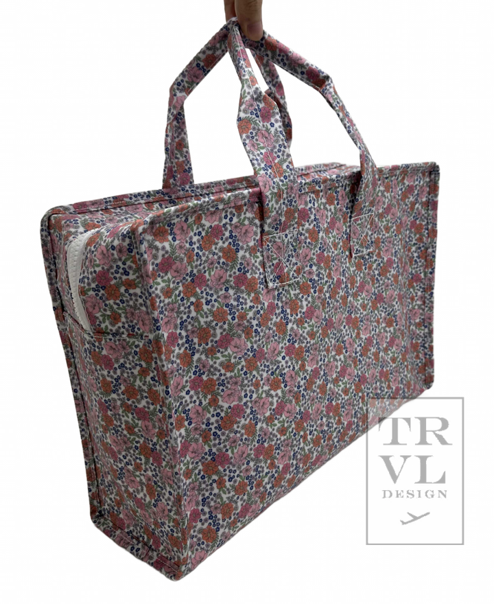 Overnight Tote - Garden Floral - Premium Bags and Totes from TRVL Design - Just $45.95! Shop now at Pat's Monograms