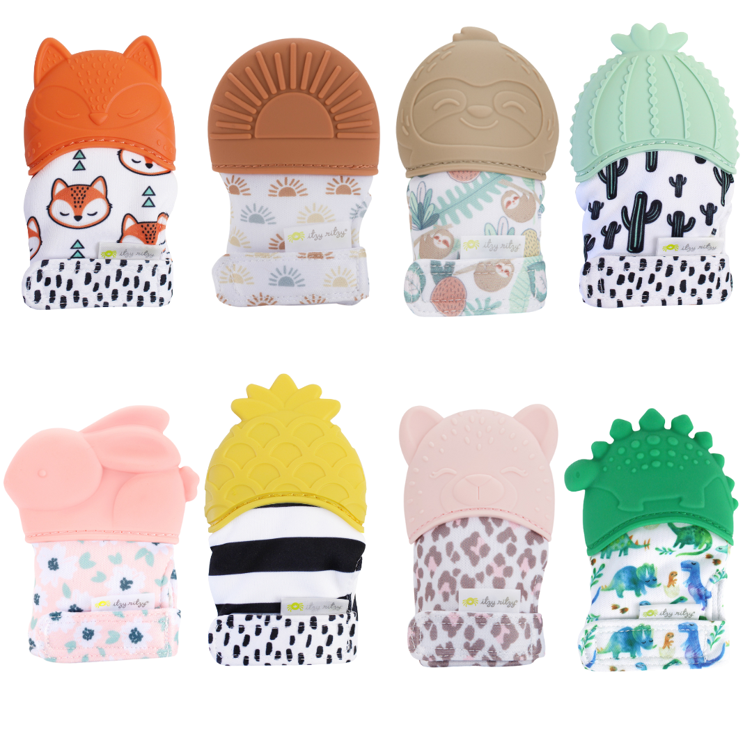 Itzy Mitt™ Silicone Teething Mitts: Highland Cow - Premium teethers from Itzy Ritzy - Just $9.95! Shop now at Pat's Monograms