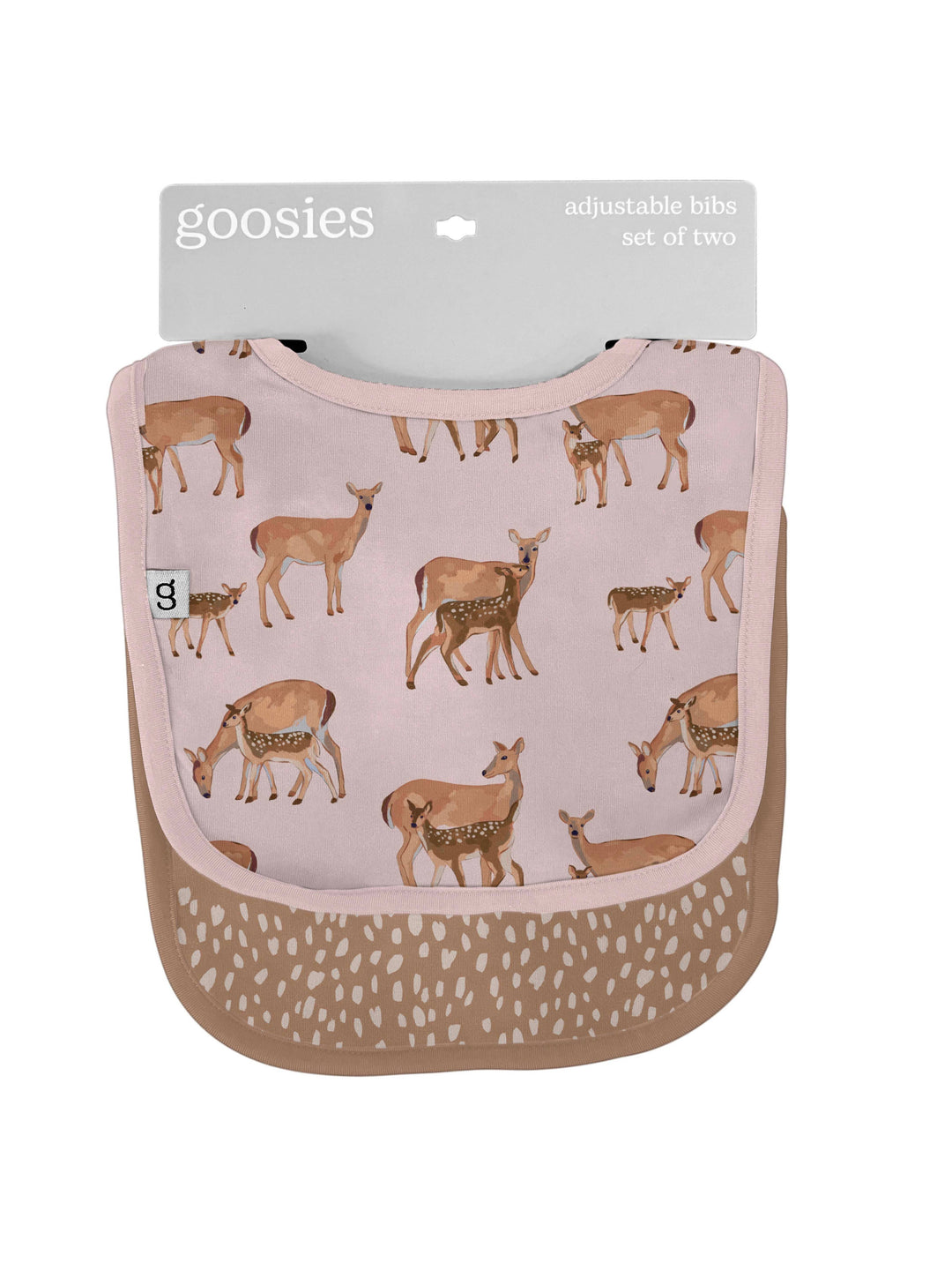 Does & Fawns - Bib Set - Premium Baby Accessories from Goosies - Just $25.95! Shop now at Pat's Monograms