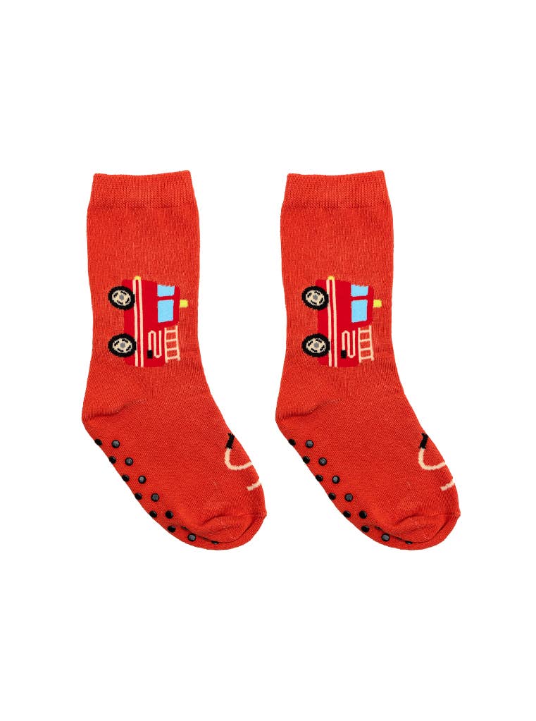 3D Packaged Crew Socks - Kids - Fire Truck - Red - Premium Socks from Living Royal - Just $9.95! Shop now at Pat's Monograms