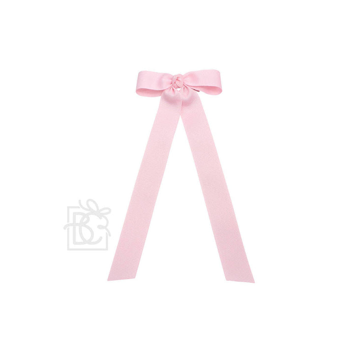 FLAT BOW W/ 7" STREAMERS ON ALLIGATOR CLIP - Premium Hair Bows from Beyond Creations, LLC - Just $9.95! Shop now at Pat's Monograms