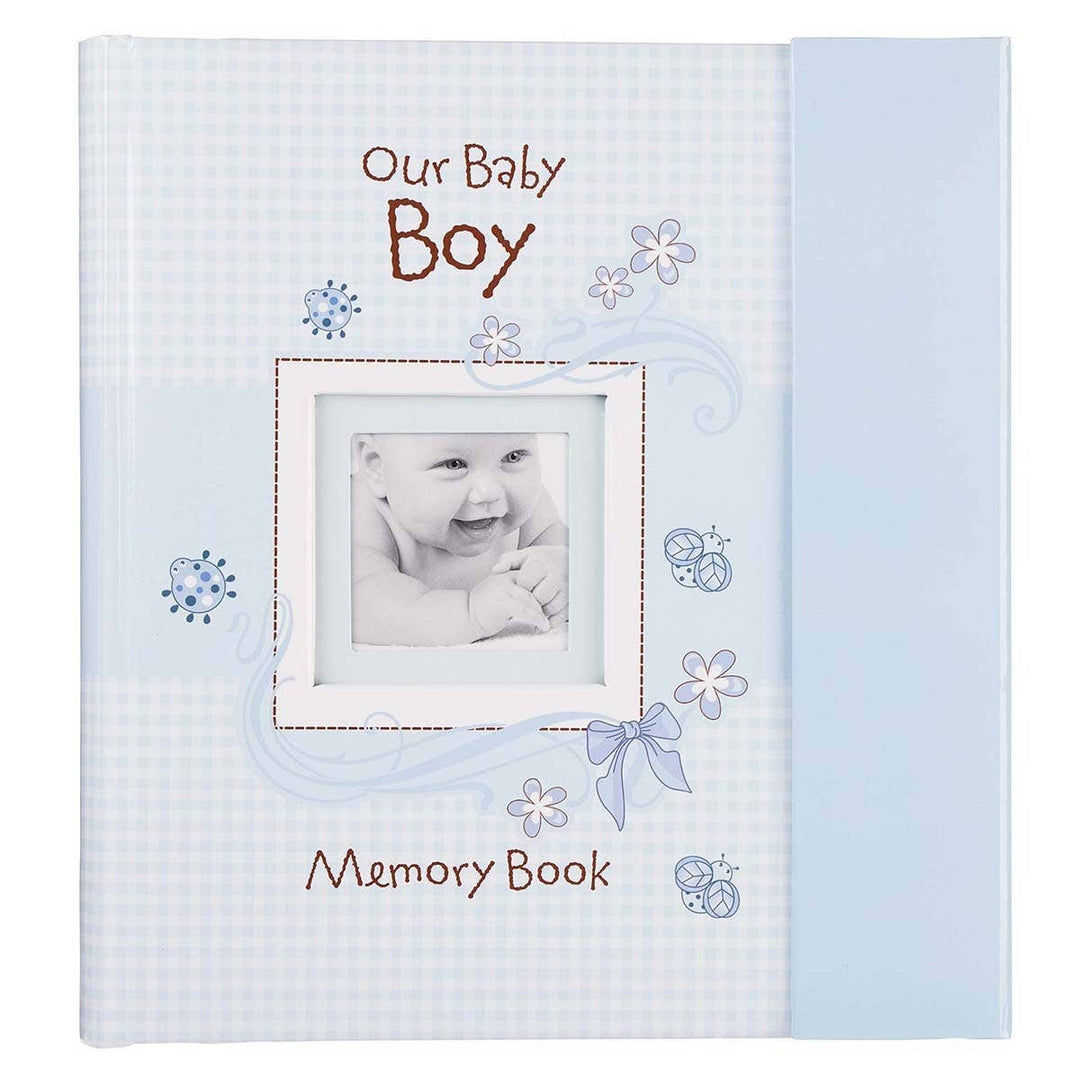 Memory Book Our Baby Boy Padded Hardcover - Premium Baby Gift from Christian Art Gifts - Just $34.95! Shop now at Pat's Monograms