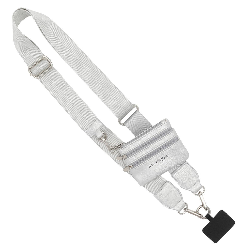Clip & Go Strap with Pouch - Neutral Collection - Premium phone accessories from Save The Girls - Just $23.95! Shop now at Pat's Monograms