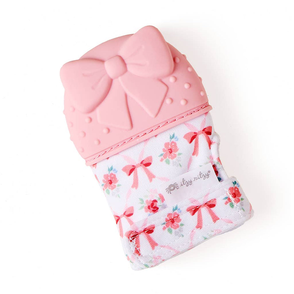 Itzy Mitt™ Silicone Teething Mitts: Highland Cow - Premium teethers from Itzy Ritzy - Just $9.95! Shop now at Pat's Monograms
