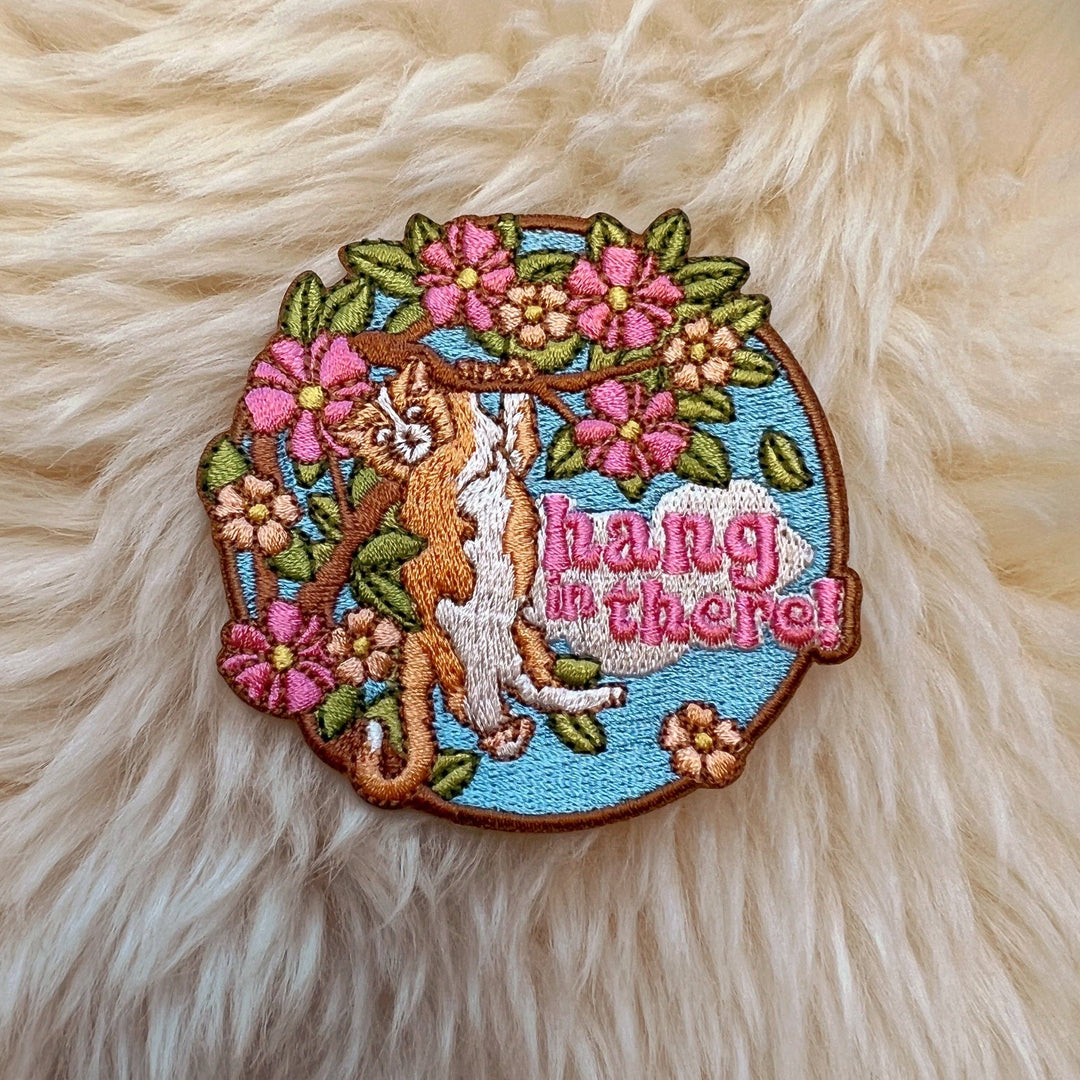 Hang in There Kitten Patch - Premium Patch from Kindness is Magic - Just $6! Shop now at Pat's Monograms