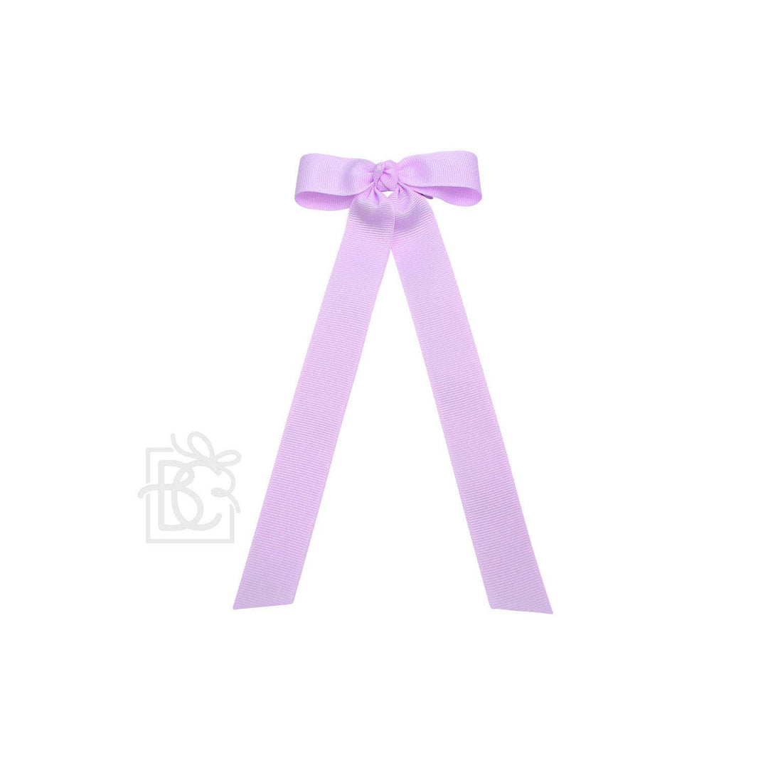 FLAT BOW W/ 7" STREAMERS ON ALLIGATOR CLIP - Premium Hair Bows from Beyond Creations, LLC - Just $9.95! Shop now at Pat's Monograms