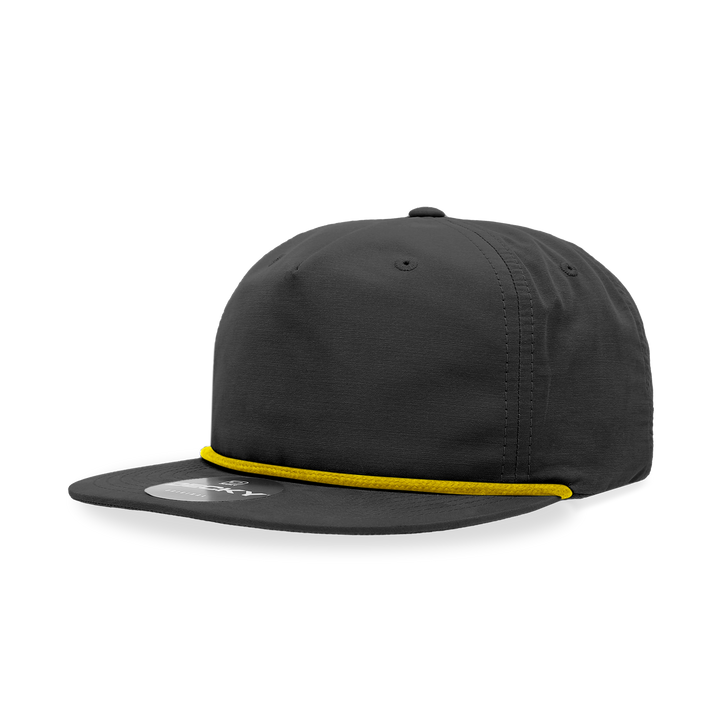 Decky 6032 Classic Rope Cap, 5 Panel Flat Bill Hat, Snapback - Premium Caps from The Park Wholesale - Just $14.95! Shop now at Pat's Monograms