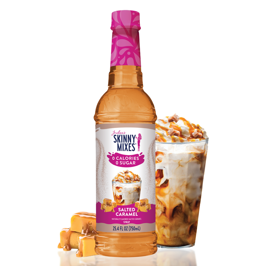 Sugar Free Salted Caramel Syrup - Premium  from Jordan's Skinny Mixes - Just $9.59! Shop now at Pat's Monograms
