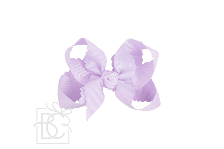 SCALLOPED EDGE BOW - Premium Hair Bows from Beyond Creations, LLC - Just $9.95! Shop now at Pat's Monograms