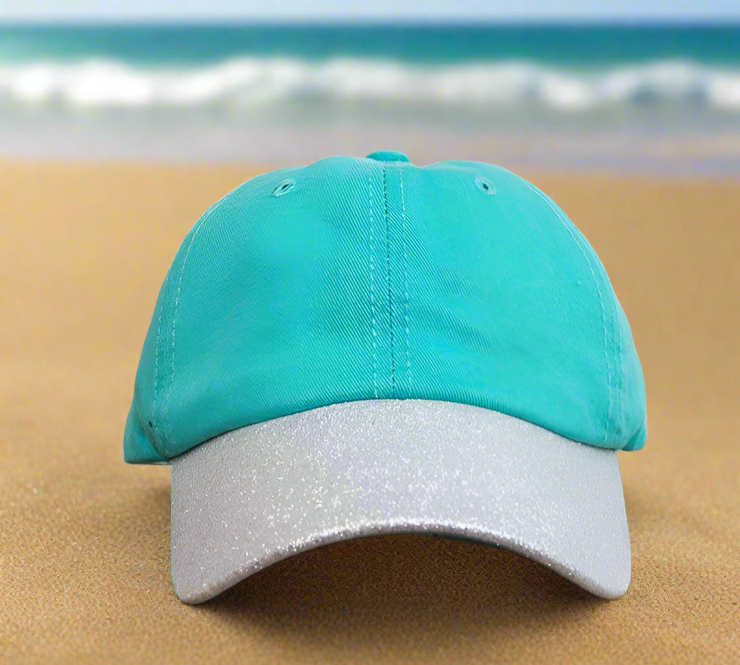 GIRLS Hat with Silver Glitter Bill - Premium  from GRACE+EMMA by Southern Grace - Just $8.95! Shop now at Pat's Monograms