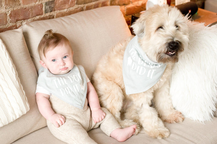 Baby And Pet Bib Set - Premium Baby Gift Sets from Pearhead - Just $12.95! Shop now at Pat's Monograms