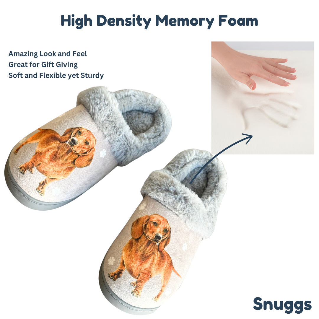 Dachshund Red Snuggs Slippers - Premium Slippers from E&S Pets - Just $24.95! Shop now at Pat's Monograms