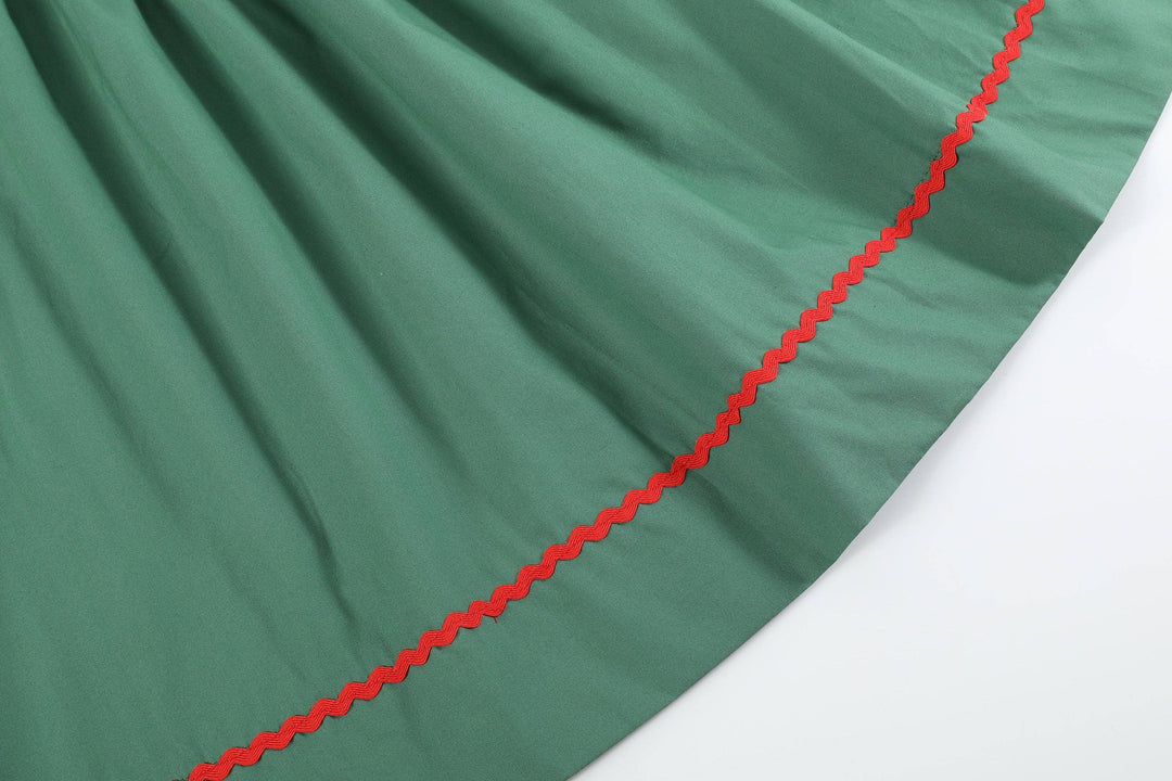 Green Christmas Tree Smocked Bishop Dress - Premium Baby & Toddler Dresses from Lil Cactus - Just $38.95! Shop now at Pat's Monograms