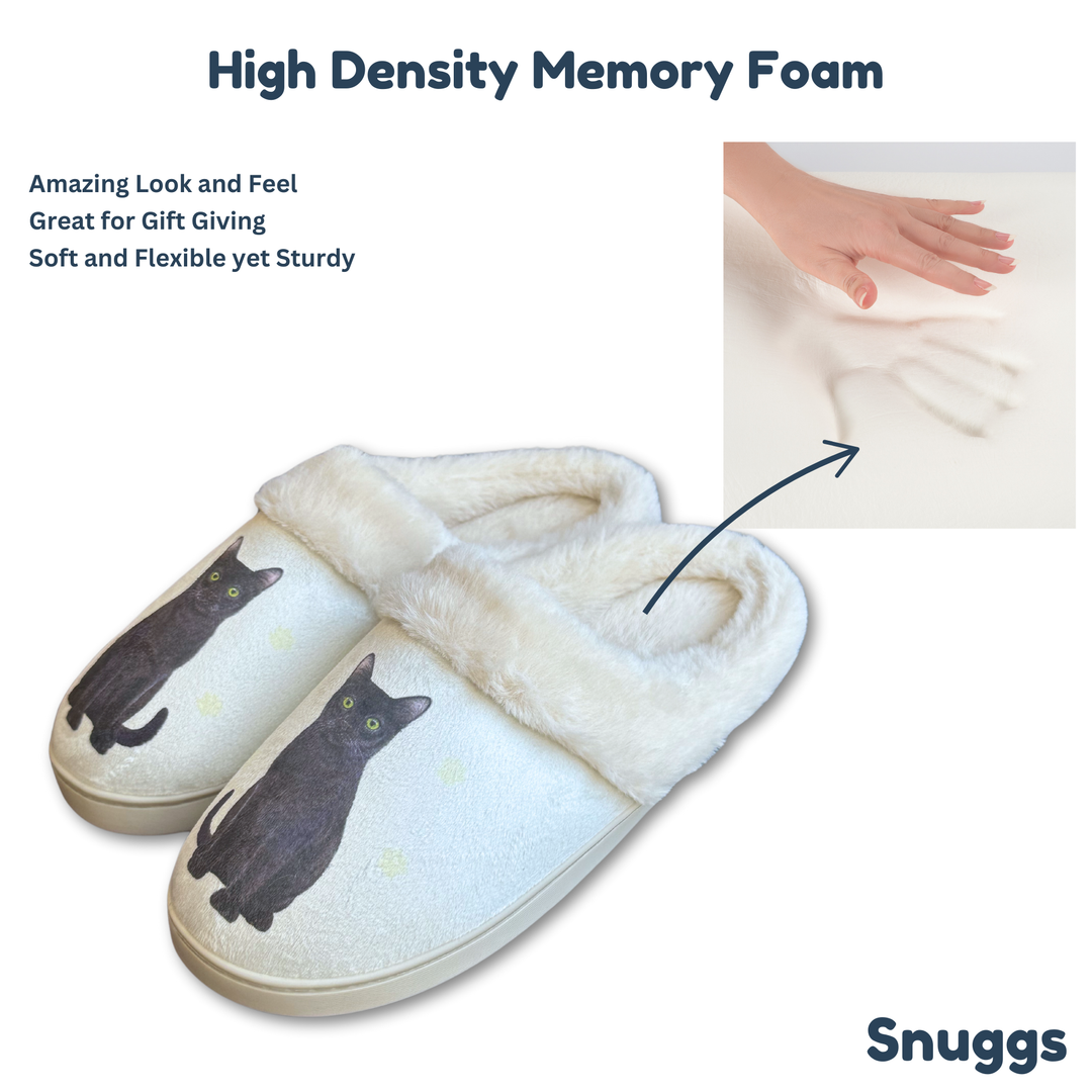 Black Cat Snuggs Slippers - Premium Slippers from E&S Pets - Just $24.95! Shop now at Pat's Monograms