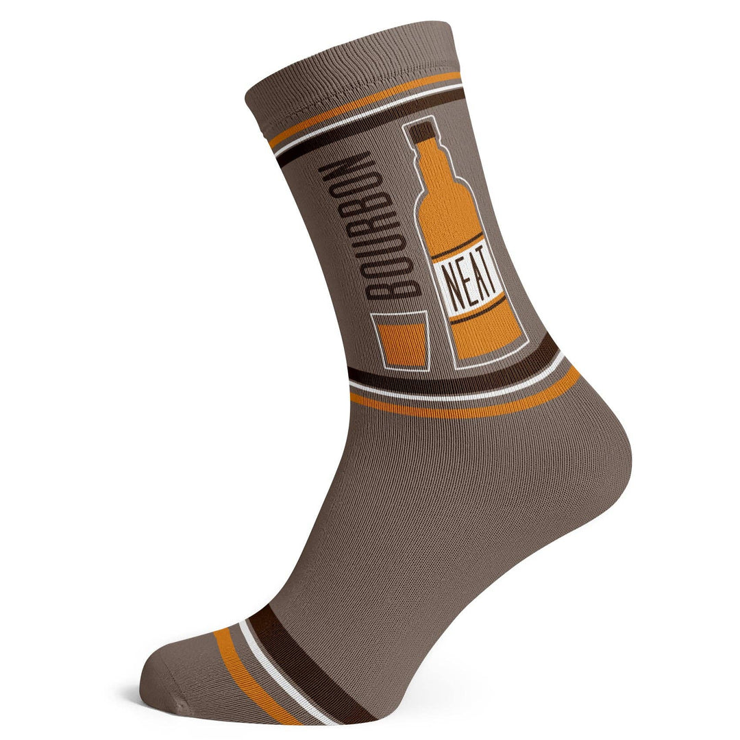 Bourbon Neat Socks - Premium  from Socks To Be You - Just $9.95! Shop now at Pat's Monograms