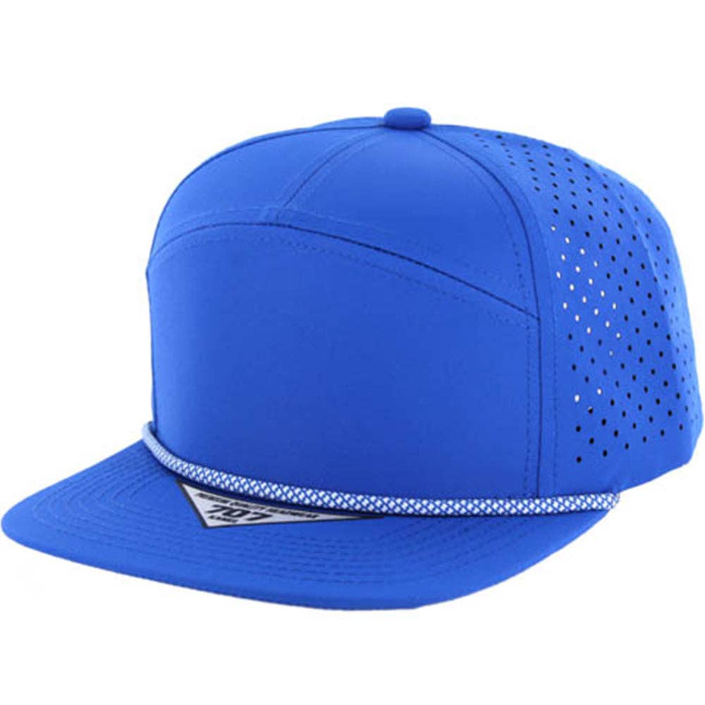 BLANK 7 PANEL HYDRO WITH ROPE SNAPBACK CAP - Premium hat from Zion Brand - Just $14! Shop now at Pat's Monograms
