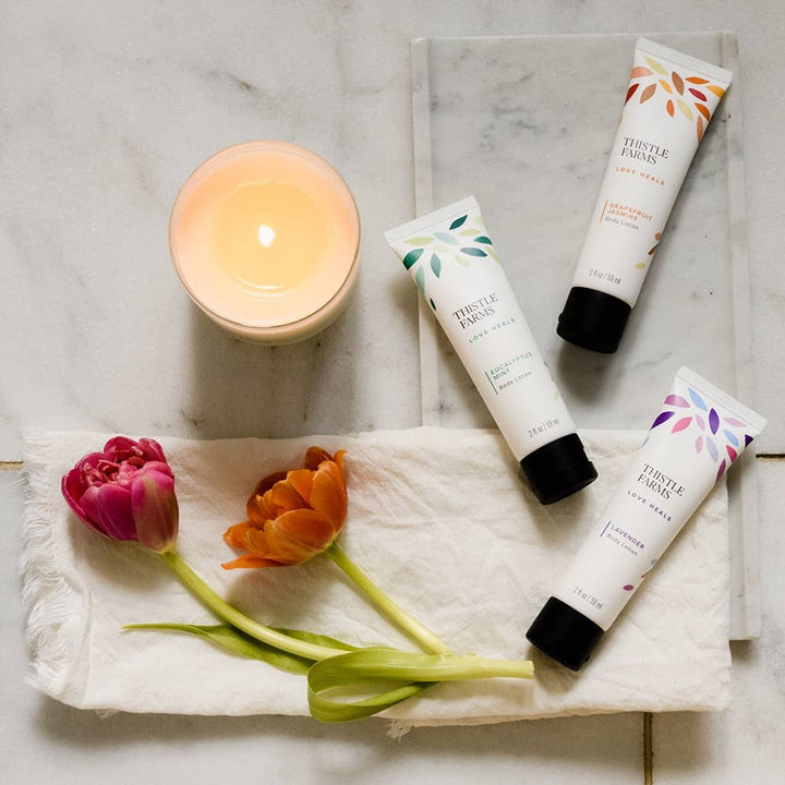 Lavender Body Lotion Mini 2 oz | Moringa & Coconut Oil - Premium skin care from Thistle Farms - Just $10! Shop now at Pat's Monograms