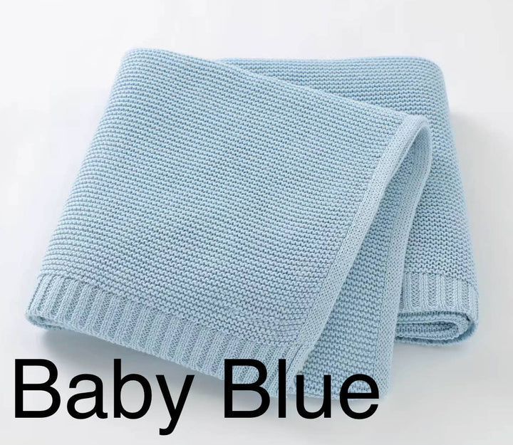 Knitted 100% Cotton Nap Time Blanket - Premium Baby Gift from Zsa Zsa & LoLLi - Just $32.95! Shop now at Pat's Monograms