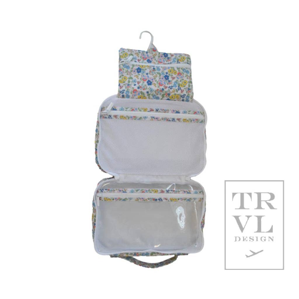 Bundle Up Hanging Toiletry Bag - Posies - Premium Cosmetic Bag from TRVL Design - Just $49.95! Shop now at Pat's Monograms
