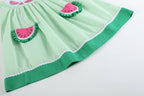 Green Seersucker Watermelon Smocked Bishop Dress - Premium Baby & Toddler Dresses from Lil Cactus - Just $38.95! Shop now at Pat's Monograms