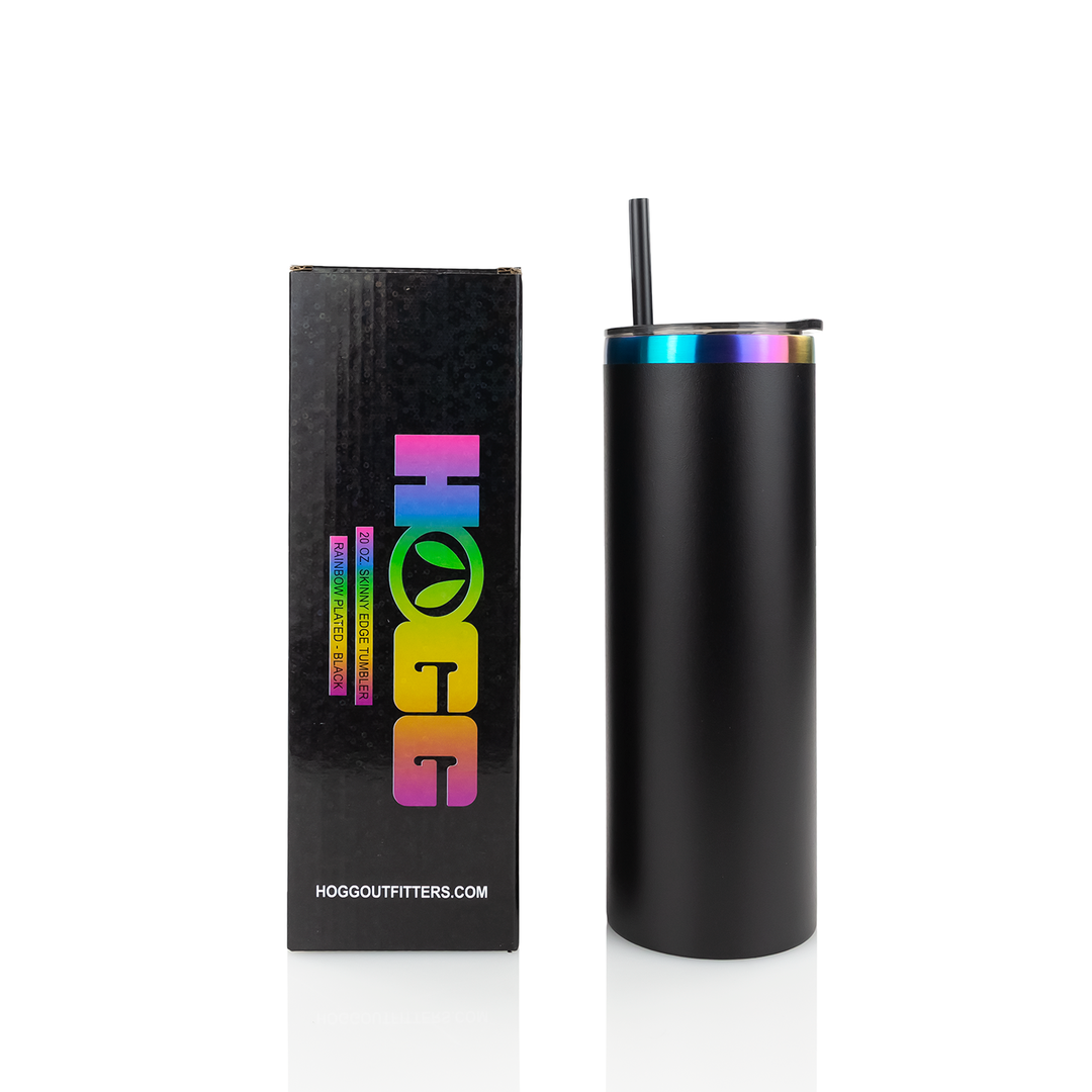 20oz POWDER COATED SKINNY EDGE TUMBLER - Premium drinkware from Hogg Outfitters - Just $14.95! Shop now at Pat's Monograms