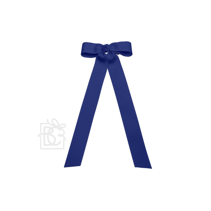 FLAT BOW W/ 7" STREAMERS ON ALLIGATOR CLIP - Premium Hair Bows from Beyond Creations, LLC - Just $9.95! Shop now at Pat's Monograms