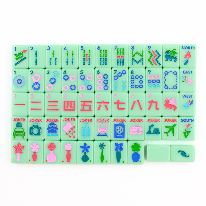MINI TRAVEL MAHJONG  |  Mini Anywhere Series  |  Green - Premium Mahjong from My Fair Mahjong - Just $195.95! Shop now at Pat's Monograms