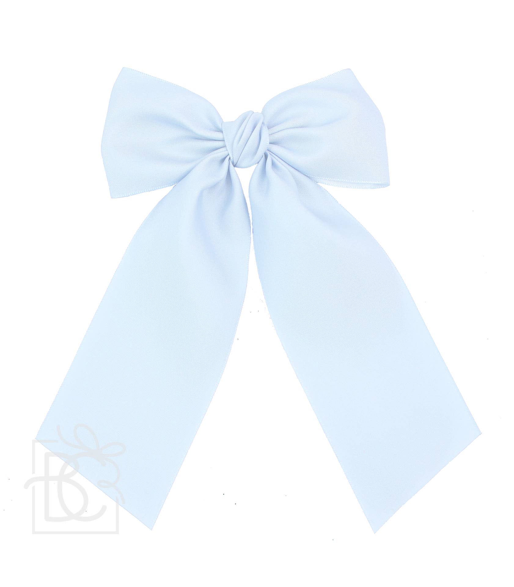 Matte Satin Longtail Hair Bow with Euro Knot - Premium Hairbows from Beyond Creations, LLC - Just $19.95! Shop now at Pat's Monograms