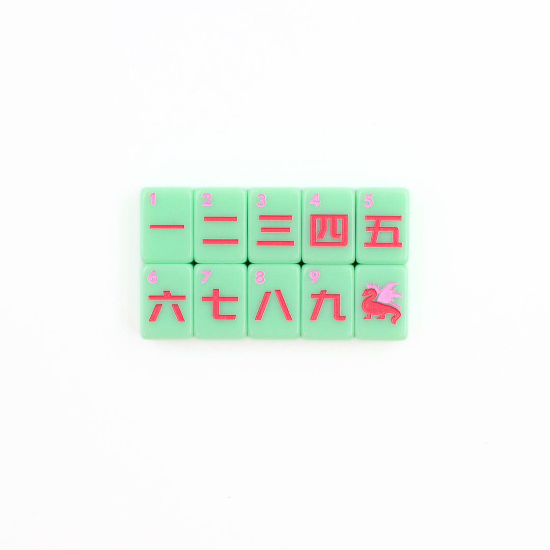 MINI TRAVEL MAHJONG  |  Mini Anywhere Series  |  Green - Premium Mahjong from My Fair Mahjong - Just $195.95! Shop now at Pat's Monograms