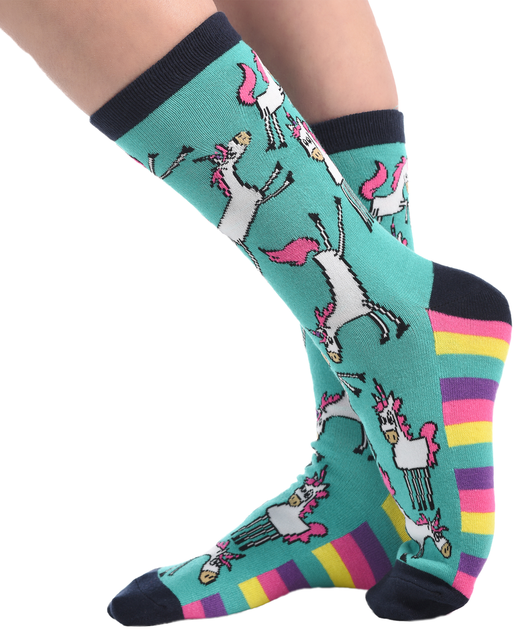 Unicorn Crew Sock One Size - Premium Socks from Lazy One - Just $9.95! Shop now at Pat's Monograms