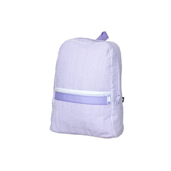 Small Seersucker Backpacks - Premium Backpack from Mint - Just $26.95! Shop now at Pat's Monograms
