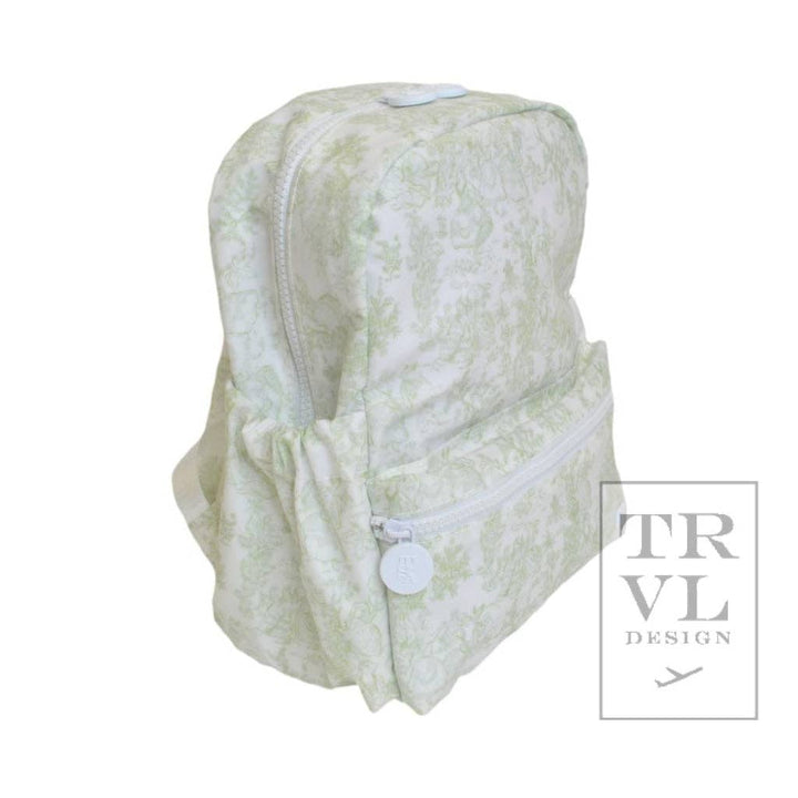 Mini Backer - Bunny Toile Green Backpack *new! - Premium baby and Toddler Outfits from TRVL Design - Just $46.95! Shop now at Pat's Monograms