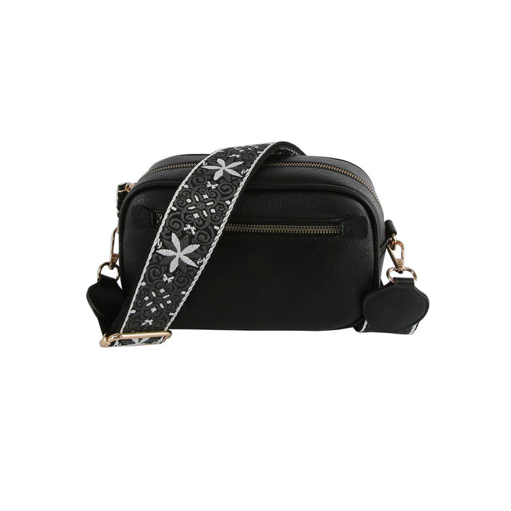 Boho Guitar Strap Women's Crossbody Bag - Premium Bags and Totes from MiMi Wholesale - Just $29.87! Shop now at Pat's Monograms