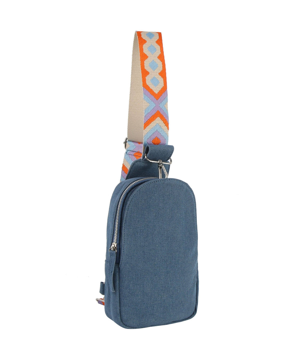 Multifunctional Guitar Strap Denim Sling - Premium handbag from Handbag Factory Corp - Just $34.95! Shop now at Pat's Monograms