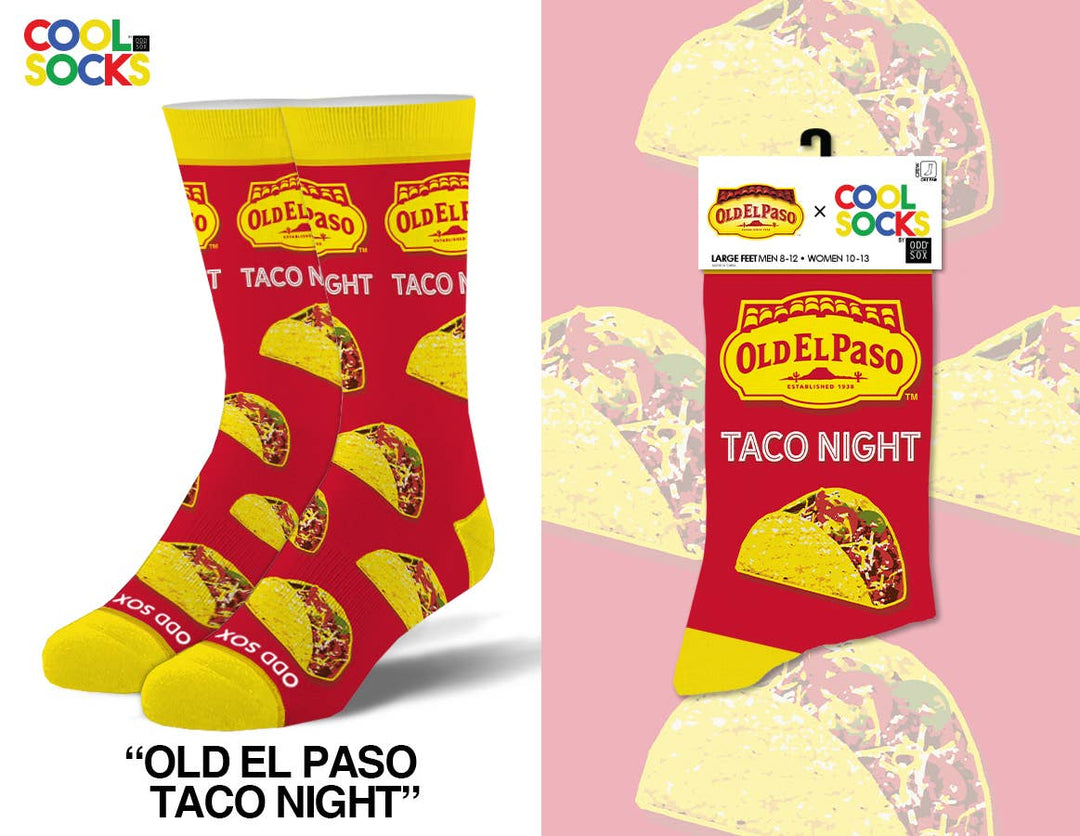 Ole El Paso Taco Night - Small Size - Premium Socks from Cool Socks - Just $13.95! Shop now at Pat's Monograms