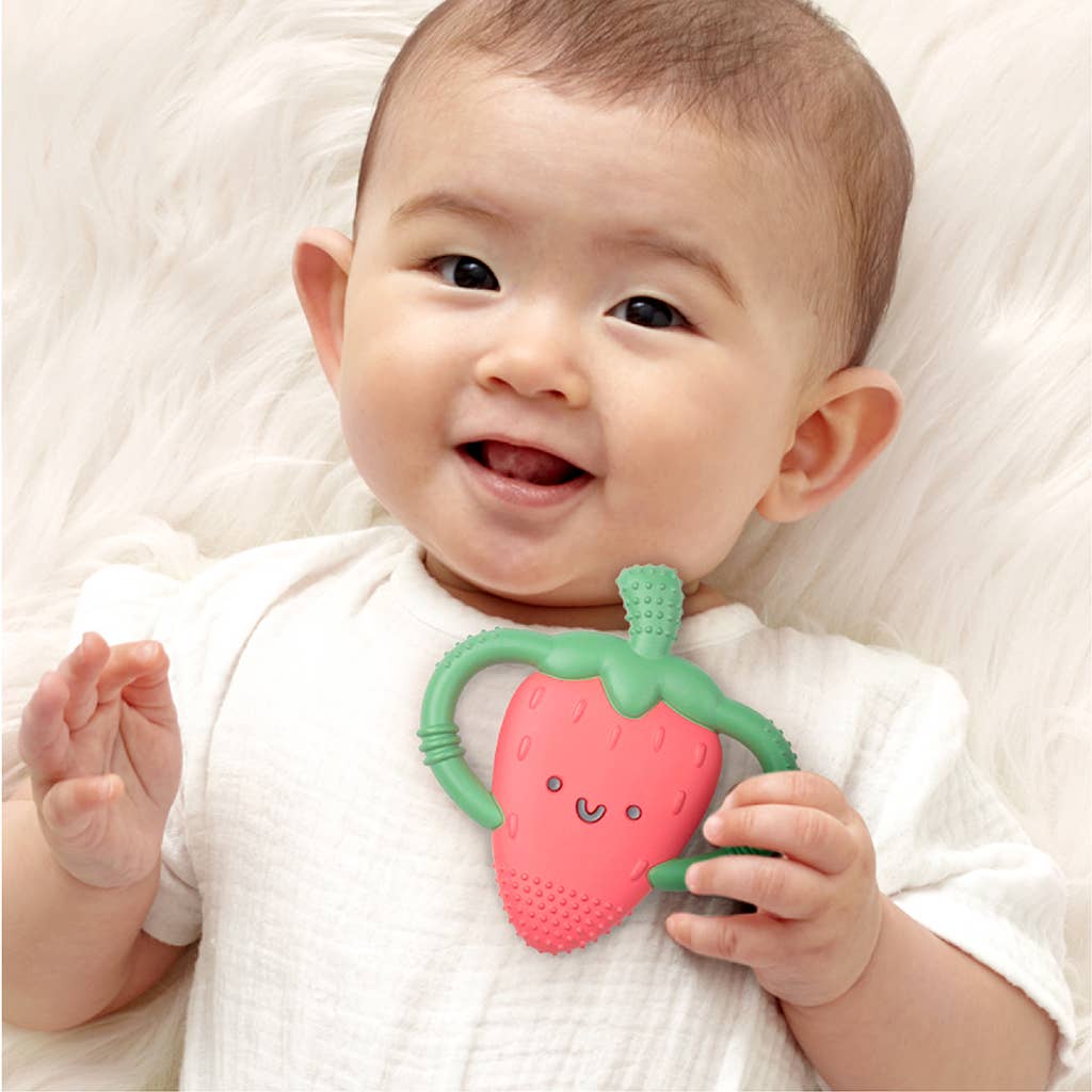 Strawberry Chew Crew® - Premium teethers from Itzy Ritzy - Just $9.95! Shop now at Pat's Monograms
