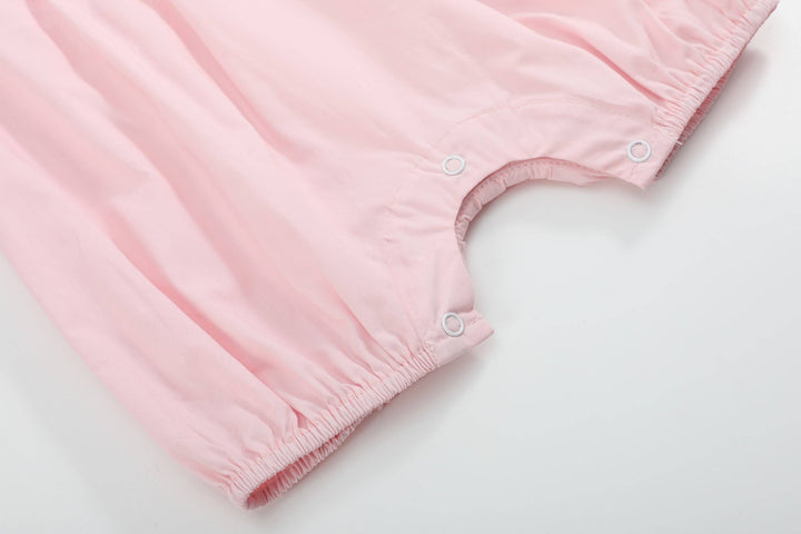 Pink Ruffle Jumper Romper - Premium Baby & Toddler Outfits from Lil Cactus - Just $38.95! Shop now at Pat's Monograms