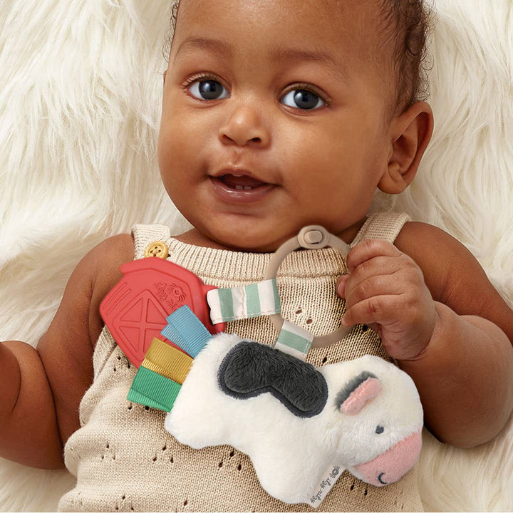 Itzy Pal Cow - Premium teethers from Itzy Ritzy - Just $9.95! Shop now at Pat's Monograms