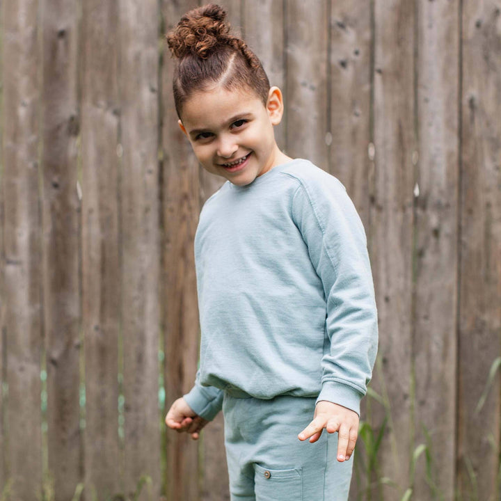 Seamed Toddler Sweatshirt Set - Premium Baby & Toddler Outfits from Burt's Bees Baby - Just $32.95! Shop now at Pat's Monograms