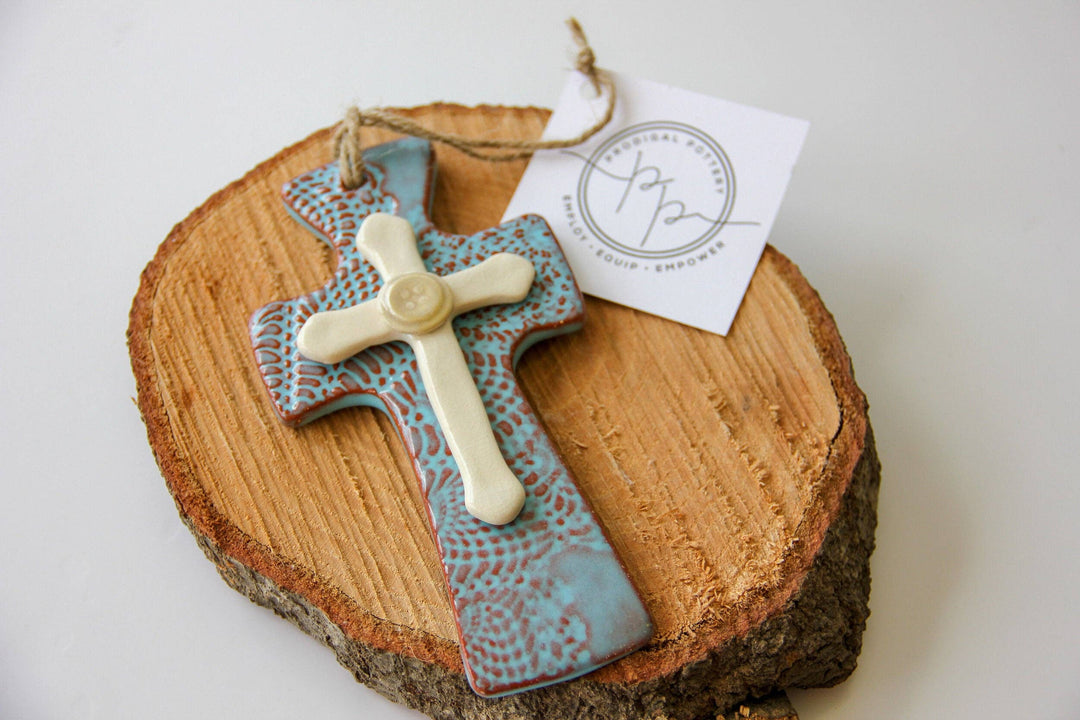 Trinity Cross - Premium decor from Prodigal Pottery - Just $21.95! Shop now at Pat's Monograms