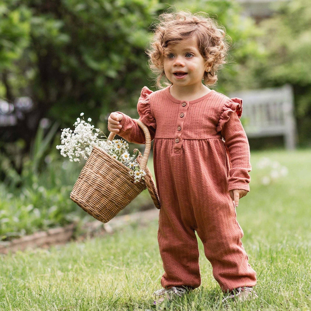 Dotted Rib Infant Jumpsuit - Premium Baby & Toddler Outfits from Burt's Bees Baby - Just $22.95! Shop now at Pat's Monograms