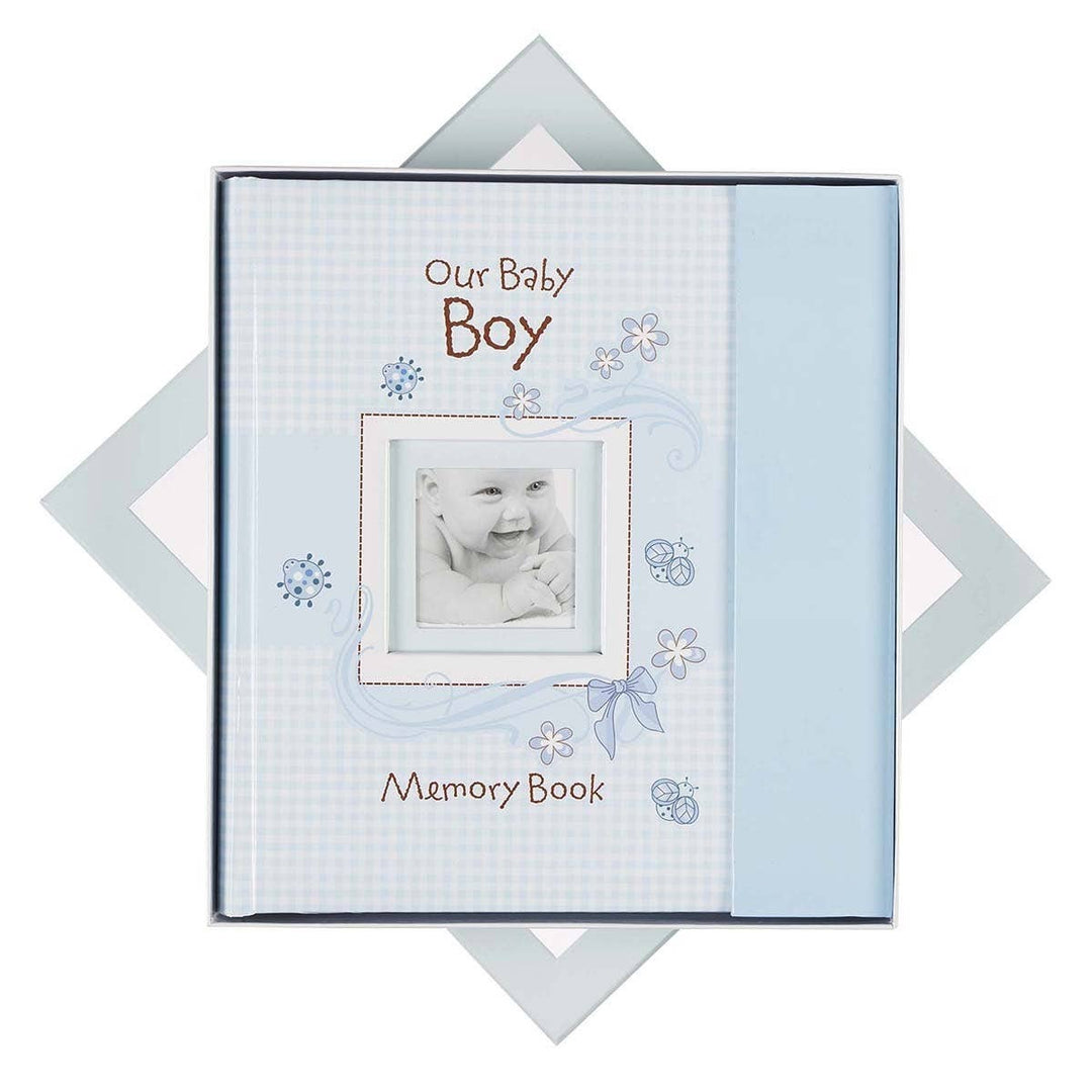 Memory Book Our Baby Boy Padded Hardcover - Premium Baby Gift from Christian Art Gifts - Just $34.95! Shop now at Pat's Monograms